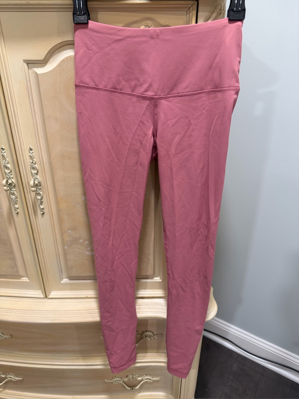 Yogalicious Mauve Pink Womens High-Waist Leggings